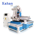 Vacuum Table Pneumatic Cylinder 4 Spindles Auto Tool Changer CNC Router 1325 CNC Router Machine